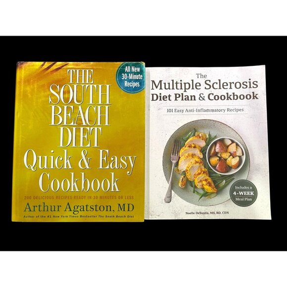 Cookbook Bundle The South Beach Diet Quick & Easy by Arthur Agatston MD & The Mu - Picture 1 of 11